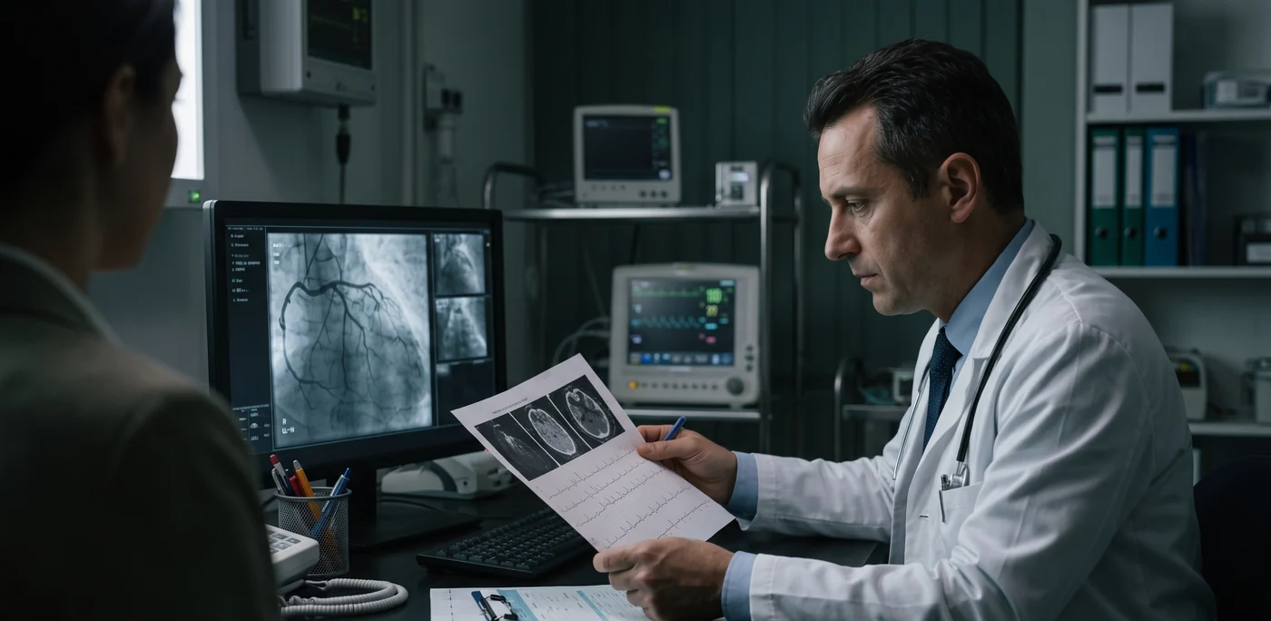 Illustrative cardiology consultation