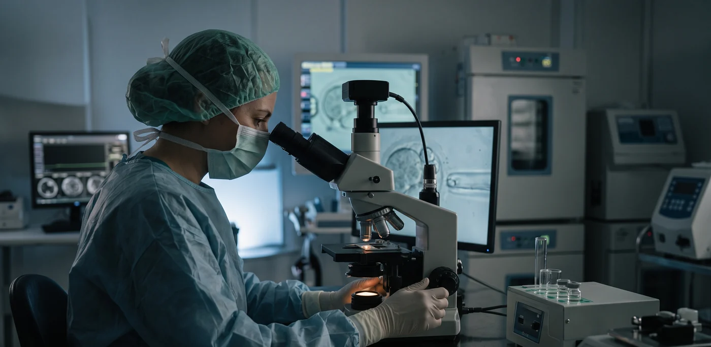 Illustrative fertility laboratory